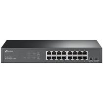 Switch TP-Link TL-SG1016D com 16 Portas Ethernet de 10/100/1000 MBPS - Preto