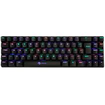 Teclado Gaming Mecanico Sem Fio Krab Inferno KBMGK50 Portugues USB com Backlight RGB - Preto