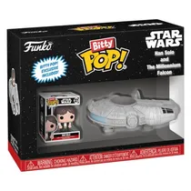 Funko Bitty Pop Star Wars *Rides* Han Solo And Milennium Falcon 83623