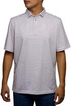 Outlet Camisa Polo Stitch 231SA0101 - Branco / Rosa / Navy