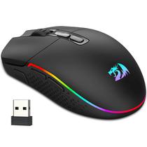 Mouse Gaming Sem Fio Redragon Invader Pro M719-RGB-Pro USB Ate 10.000 Dpi com Backlight RGB - Preto