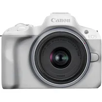Câmera Canon Eos R50 14-45MM F4.5-6.3 Is STM Kit - Branco