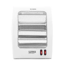 Aquecedor Elétrico Cosmos CS-QH-04 com 2 Níveis de Calor 400 e 800W - 220-240V ~50/60HZ - Branco