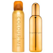 Kit Colour Me Gold - Perfume + Body Spray - 100/150ML - Masculino