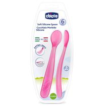 Chicco Cuchara Suave 2X1 Rosa 06828-11