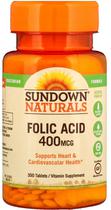 Sundown Naturals Folic Acid 400MCG (350 Capsulas)