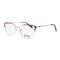Armação para Óculos de Grau RX Visard FK1121 54-16-138 C1 - Preto/Dourado