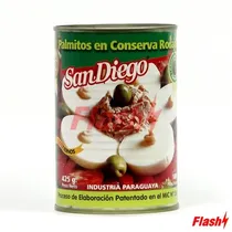 Palmito Em Rodela San Diego Lata 220G