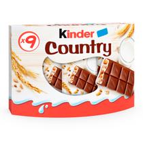 Chocolate Kinder Country com 9 Unidades Caixa 211.5G