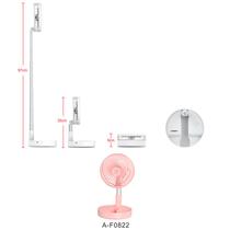 Ventilador Sate USB Bateria Recarregavel A-F0822 Pink