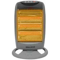 Aquecedor Megastar TC80 / 1200W / Termostato Ajustável / 220V ~ 50/ 60HZ - Cinza