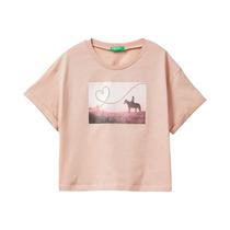 Camiseta Infantil Benetton 3I1XC10HS 04W