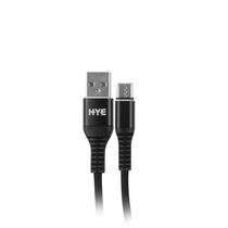 Cabo Hye HYE25C - USB/Tipo C - 1.2 Metros - Canvas - Preto