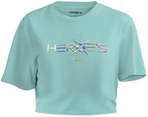 Camiseta Curta Heroe's Dynamic Club Turquesa - Feminino