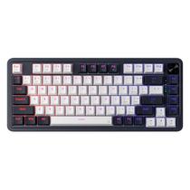 Teclado Gamer Redragon Ucal K673WB Pro Sem Fio - Branco Preto