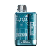 Vaper Descartável Elfbar Te 5000 Blueberry Ice