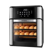 Freidora Air Fryer + Horno Mondial AFO-12L-Bi 2 En 1 2000W 12L 110V Negro - Plata