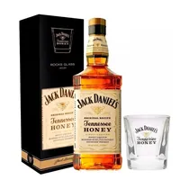 Jack Daniel Whiskey Honey c/Vaso 750ML