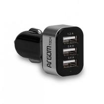 Carreg. P/Carro Argom ARG-AC-0113BK 3P USB