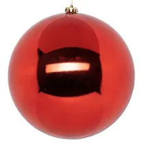 Bola Decorativa de Natal Vermelho 15 CM