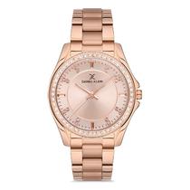 Relogio Analogico Feminino Daniel Klein DK.1.12742-4 Premium Ladies / Pulseira de Aco Inoxidavel - Rose Gold