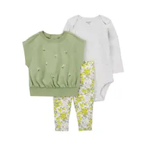 Conjunto Infantil Carter's 1Q466510 Niña 3 PZS