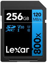 Cartao SD 256GB Lexar High-Performance 800X 120MBS