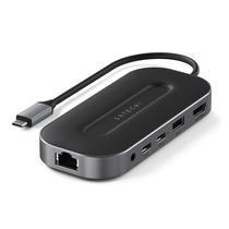 Hub USB-C Satechi Multiport ST-U4MGEM com USB-A/USB-C/Ethernet/HDMI- Black