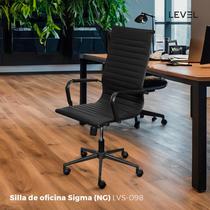 Cadeira de Escritorio Oficina Sigma LVS-098 Black