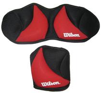 Halteres Tornozelo Wilson 1.36KG/3LB PT0003 Vermelho (2 Pecas)