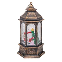 Lanterna Decorativa de Natal com Luz LED