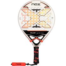 Nox Paleta de Padel ML10 Pro Cup 3K Luxury 2024 Fibra de Carbono Blanco Rojo