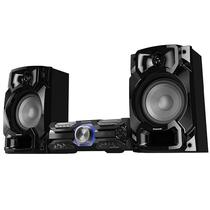 Mini System Panasonic SC-AKX520PSK - USB/CD/Aux - 650W RMS - Bluetooth - Preto