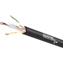 Cabo de Rede Utp Norphel CAT6 100% Cobre Exterior NP-6CSNGB3 - Preto 305 Metros