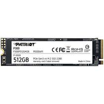 SSD M.2 Patriot P300 P300P512GM28 de 512GB Ate 1700MB/s de Leitura - Preto