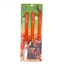 Kit Asadero 3 PCS Mango de Madera