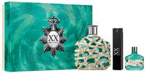 Kit Perfume John Varvatos XX Artisan Teal Edt 125ML+15ML+Vaporisateur Voyage 17ML