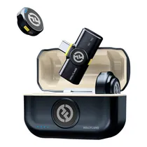 Microfone Sem Fio Hollyland Lark M2 - 2TX+1RX - USB-C - Preto