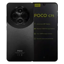 Smartphone Xiaomi Poco C75 Global 128GB 6GB Ram Dual Sim Tela 6.74" - Preto