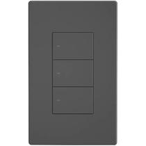 Interruptor de Parede Inteligente Smart Sonoff Switchman M5-3C-120 Wi-Fi/Bluetooth/3 Botoes - Dim Gray