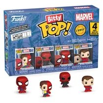 Funko Bitty Pop Marvel Spider-Man Parker Split 4PACK 85704