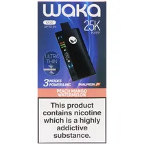 Vape Descartável Waka KA25 25000 Puffs 5% Nicotina - Peach Mango Watermelon