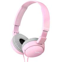 Fone de Ouvido Sony MDR-ZX110/PZ com Cabo de 1.2 Metros - Rosa/Branco