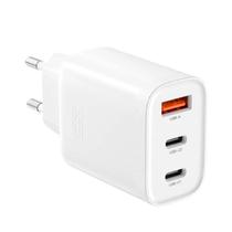 Carregador Fonte Xo L117 45W (USB-A + Dual USB-C) White