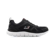 Tenis Skechers Masculino Track Scloric Preto/Branco 52631BKRD 52631BKRD