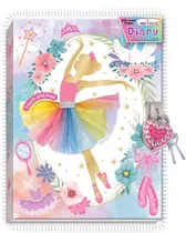 Agenda com Cadeado Hot Focus Ballerina - 251NBB