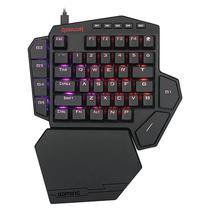 Teclado Redragon K585RGB Diti One Handed RGB com Fio - Preto