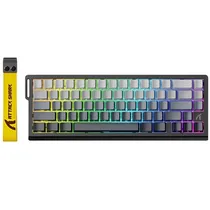 Teclado Gamer Mecánico Attack Shark X68 He 60% RGB 8K USB-C Switch Magnetic - Moonlight (Inglés)