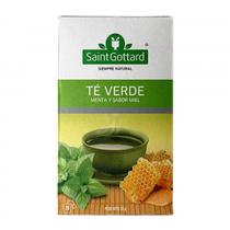 Cha Saint Gottard Verde Menta e Mel com 20 Saquinhos