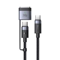 Cabo Mcdodo CA-0140 USB-C Macho para USB-C Macho / Magsafe 3 / 240W / 140W / 2M - Preto